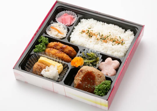 [ 602 ] 得々：デミグラスハンバーグ&ミートコロッケ