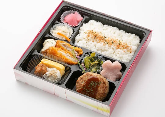 [ 604 ] 得々：デミグラスハンバーグ&白身魚フライ